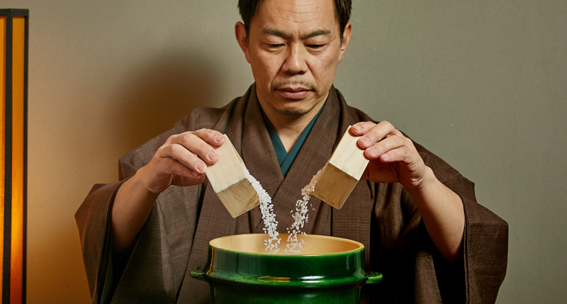 お米の個性をかけ合わせるブレンド